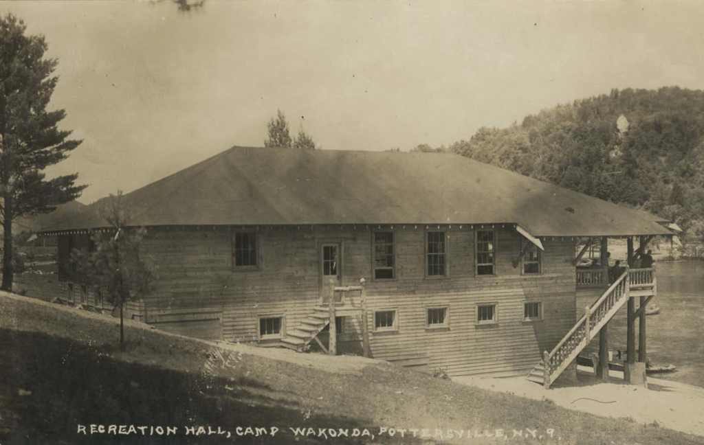 historic picture of recreation hall